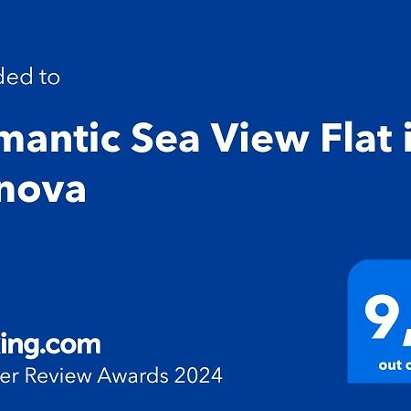 Romantic Sea View Flat In Genova Buitenkant foto